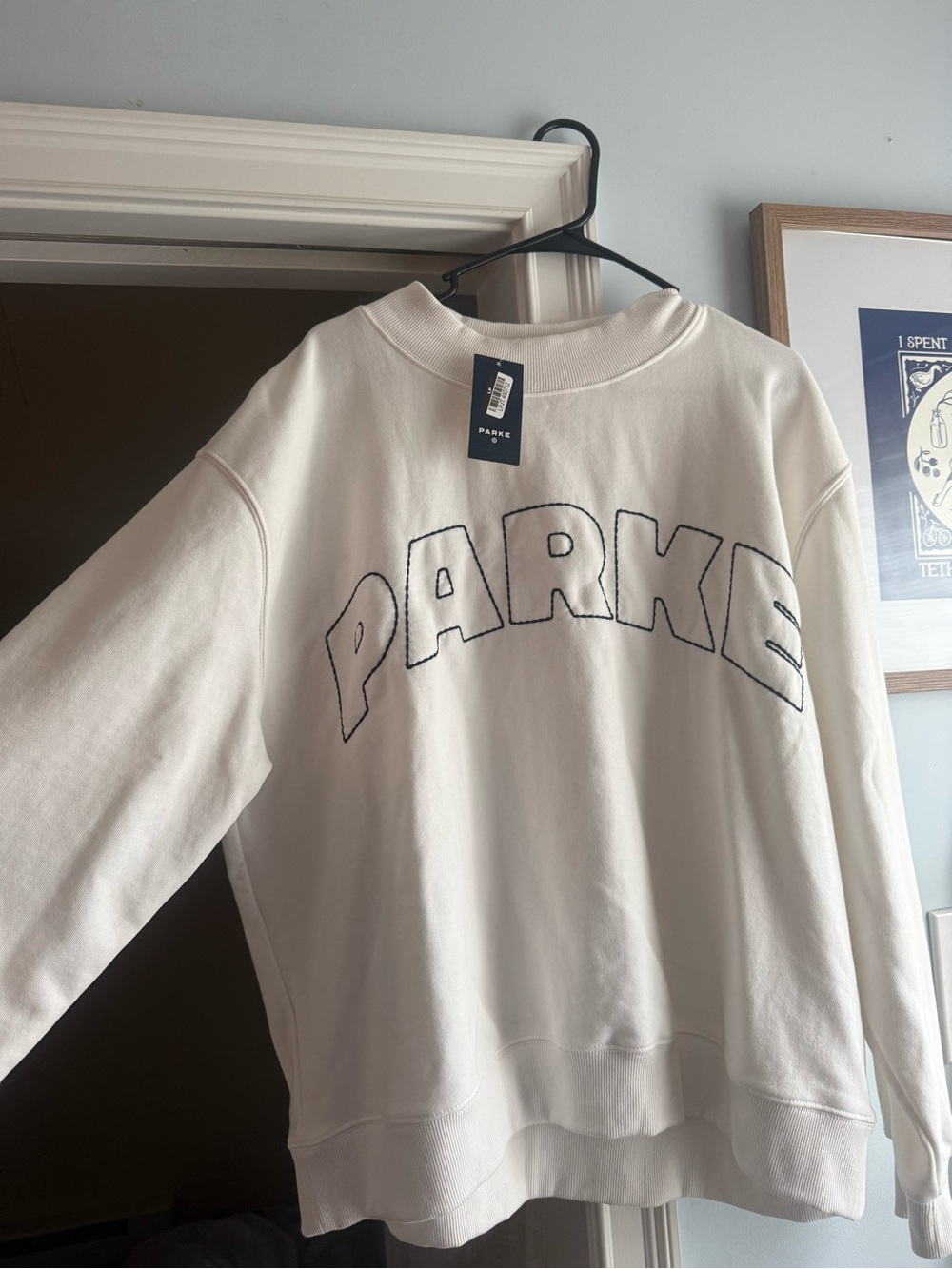 Parke Cream Crewneck Sweater